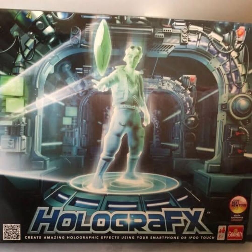 2013 HOLOGRAFX GAME BY GOLIATH TOYFAIR BEST GAME AWARD HOLOGRAM HOLOGRAPHIC FX